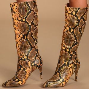 NEW! Steve Madden Kinga Embossed Knee High Boot